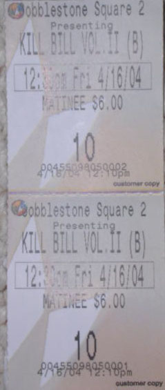 kb v2 ticket stub